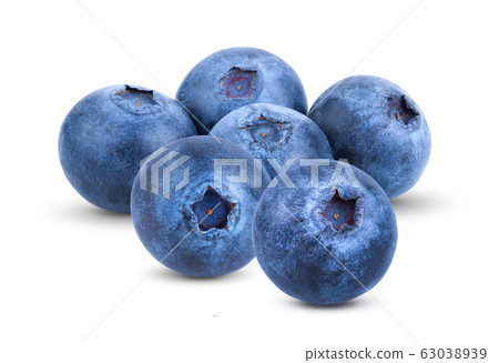 Fresh blueberry isolated on white background Fresh blueberry isolated on white background 63038939
