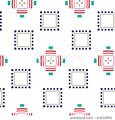 Geometric pattern of lines on a white background. Geometric pattern of lines on a white background. 63039991