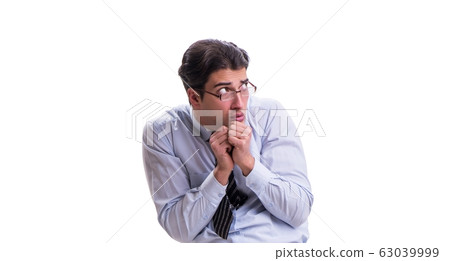 Businessman isolated on the white background Businessman isolated on the white background 63039999