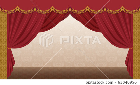 阿拉伯文圖案舞台幕布_背景圖_紅色_ 16:9 阿拉伯文圖案舞台幕布_背景圖_紅色_ 16:9 63040950