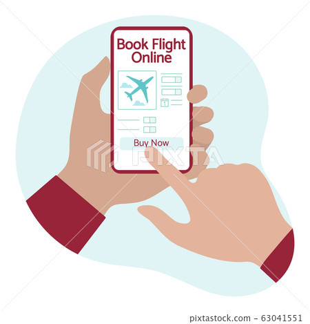 Vector People Travel Online booking flight tickets 63041551