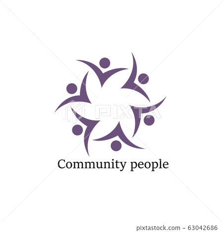 Community, network and social logo design vector - Stock Illustration ...