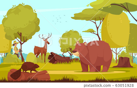 Forest Ranger Illustration - Stock Illustration [63051928] - PIXTA
