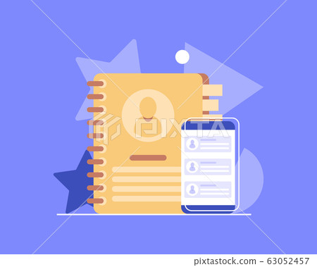 List of names and personal information,Modern flat design concept for Landing page website, mobile apps ui ux,flat design icon vector illustration List of names and personal information,Modern flat design concept for Landing page website, mobile apps ui ux,flat design icon vector illustration 63052457