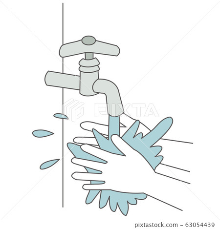 Hand washing, tap, faucet Hand washing, tap, faucet 63054439