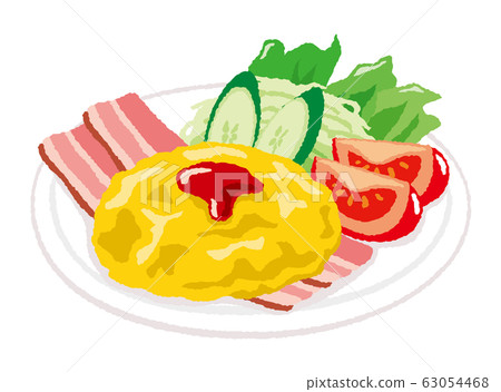 Illustration of scrambled eggs - Stock Illustration [63054468] - PIXTA