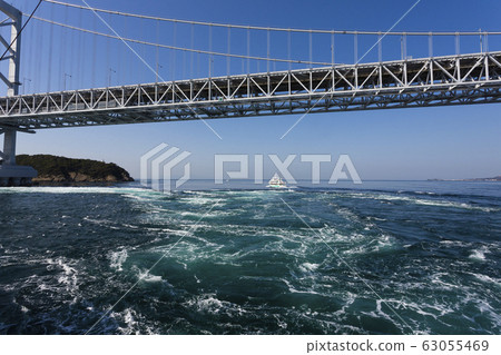 Naruto whirlpoort and Naruto bridge Naruto whirlpoort and Naruto bridge 63055469