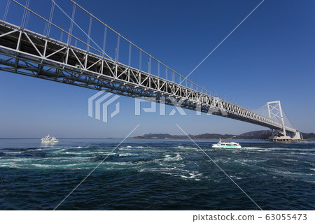 Naruto whirlpoort and Naruto bridge Naruto whirlpoort and Naruto bridge 63055473