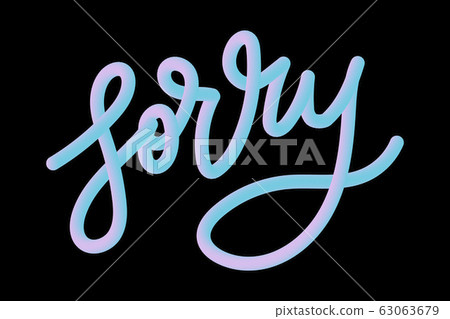 slogan Sorry Cool phrase graphic vector Print - Stock Illustration ...