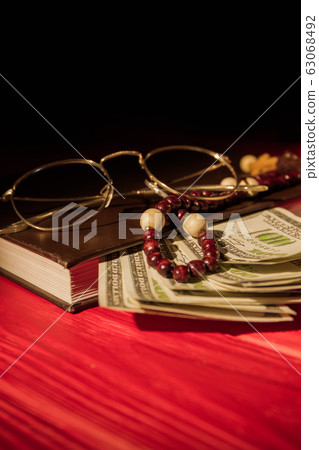 Religion and wealth concept. Religion and wealth concept. 63068492