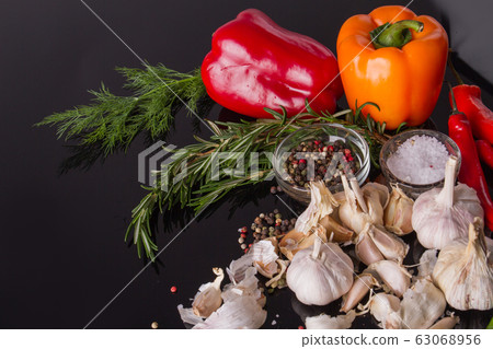 Rosemary and dill. Rosemary and dill. 63068956