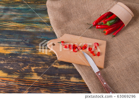 Overturned plate with peppers. Overturned plate with peppers. 63069296