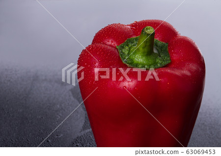 Sweet pepper close up. Sweet pepper close up. 63069453