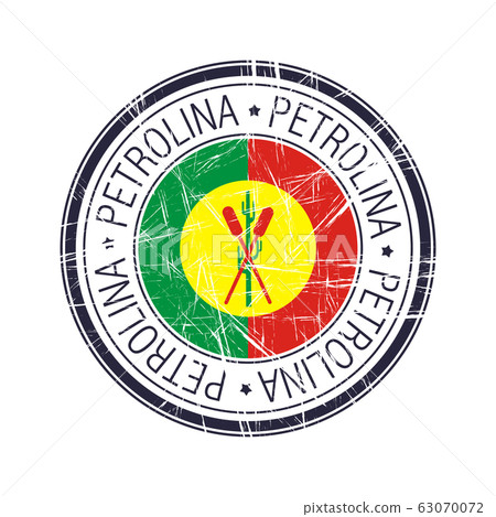 City of Petrolina, Brazil vector stamp 63070072