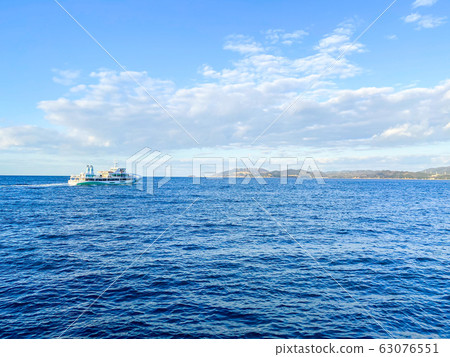 Naruto Whirlpools tide boat. Naruto Whirlpools tide boat. 63076551