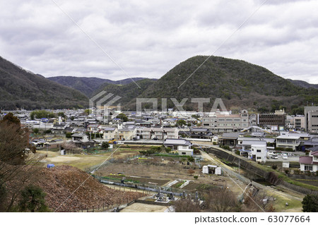 Nationally designated historic site, Ibe city from Ibe Minami Ogama site, Bizen city, Okayama prefecture Nationally designated historic site, Ibe city from Ibe Minami Ogama site, Bizen city, Okayama prefecture 63077664