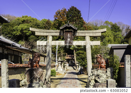 Tianjin Shrine Torii Bizen Yakihondori Bizen City, Okayama Prefecture Tianjin Shrine Torii Bizen Yakihondori Bizen City, Okayama Prefecture 63081052