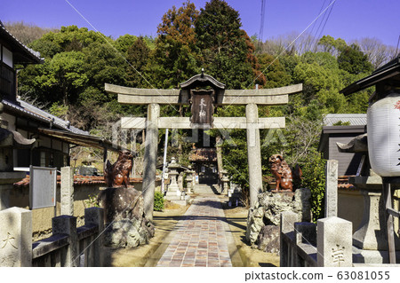 Tianjin Shrine Torii Bizen Yakihondori Bizen City, Okayama Prefecture 63081055