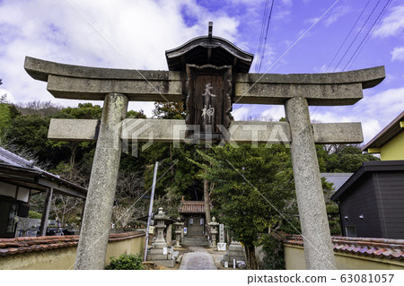 Tianjin Shrine Torii Bizen Yakihondori Bizen City, Okayama Prefecture 63081057
