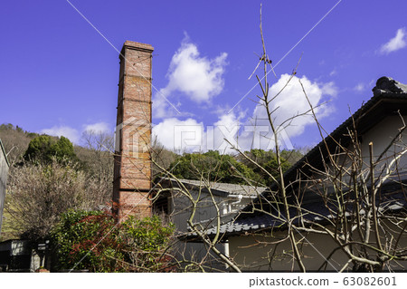 Chimney of Bizen Ware Kiln Bizen Ware Kiln Bizen Ware Studio Bizen Ware Hondori Bizen City, Okayama Prefecture Chimney of Bizen Ware Kiln Bizen Ware Kiln Bizen Ware Studio Bizen Ware Hondori Bizen City, Okayama Prefecture 63082601