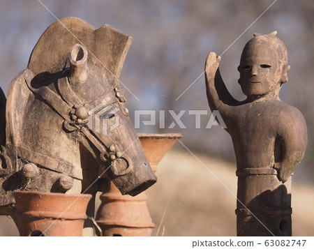 Horses and people, Haniwa 63082747