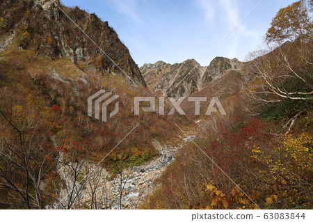 Autumn leaves of Lanzawa 63083844