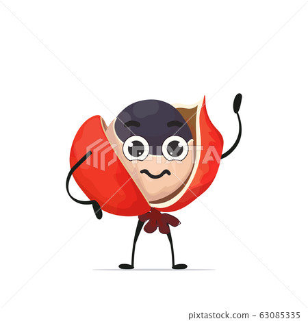 cute guarana character tasty mascot fruit personage healthy food concept isolated cute guarana character tasty mascot fruit personage healthy food concept isolated 63085335