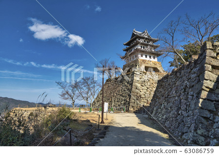 [Sumoto Castle Ruins] Sumoto Castle was built as a castle of the Navy! The view that is said to be Sumoto Hakkei is amazing! 63086759