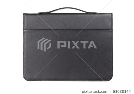 closed matte leather document folder 63088344