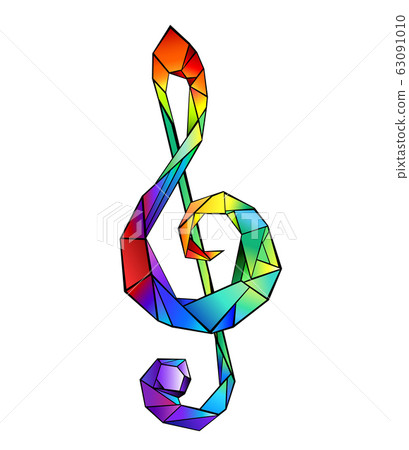 Rainbow musical key Rainbow musical key 63091010