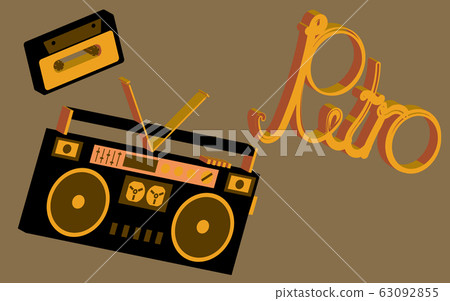 Old vintage retro hippies is a stylish isometric  63092855