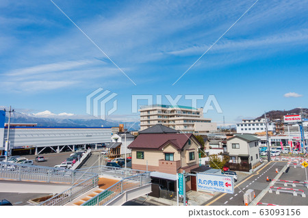 Northern Alps and Matsumoto cityscape, Nagisa Matsumoto city Northern Alps and Matsumoto cityscape, Nagisa Matsumoto city 63093156