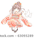 畢業和服女孩（與鳥） 63093289