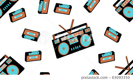 Texture seamless pattern from old vintage - Stock Illustration ...