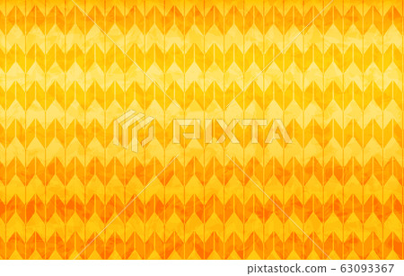 Golden Japanese paper and Japanese pattern: Yasuri Golden Japanese paper and Japanese pattern: Yasuri 63093367