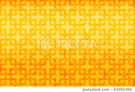 Golden Japanese paper and Japanese pattern: corner connection Golden Japanese paper and Japanese pattern: corner connection 63093369