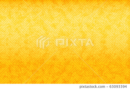 Golden Japanese paper and Japanese pattern: Saaya shape Golden Japanese paper and Japanese pattern: Saaya shape 63093394