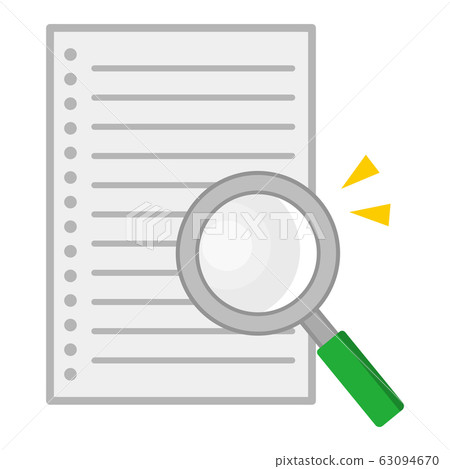 放大鏡和散葉 63094670