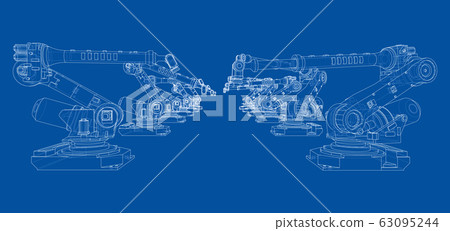 A industral robots manipulators 63095244