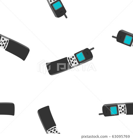 Texture, seamless pattern poster of old retro  63095769