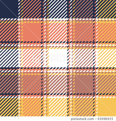 Plaid or tartan vector is background or texture in 63096935