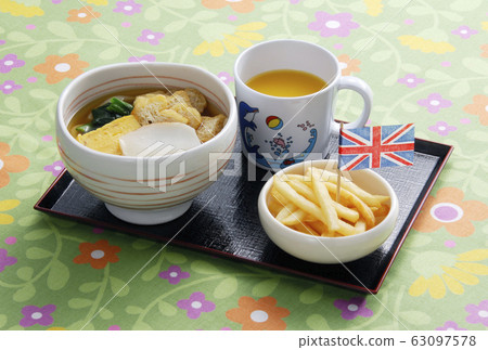 Children's lunch, children's set, children's udon set, children's menu Children's lunch, children's set, children's udon set, children's menu 63097578