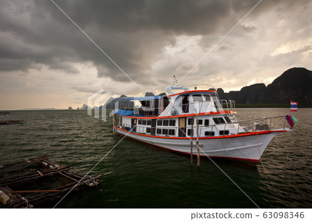 boat on the sea 63098346