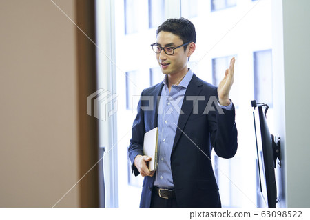 A young businessman A young businessman 63098522