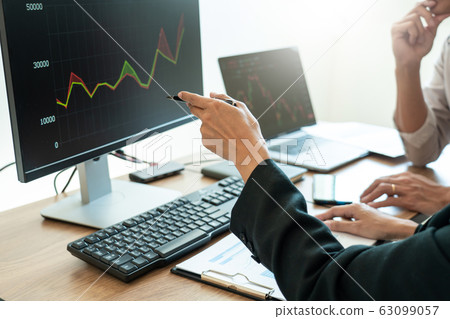 Business team investment Entrepreneur Trading 63099057
