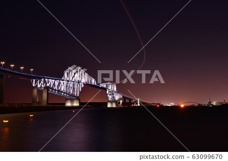 Tokyo Gate Bridge and Wake Tokyo Gate Bridge and Wake 63099670