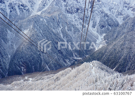 從冬季的新穗高索道 63100767