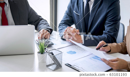 Group of Business partner professional team Group of Business partner professional team 63101193