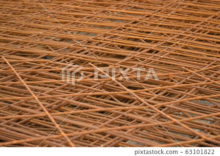 Iron metal braided rusty yellow reinforcing Iron metal braided rusty yellow reinforcing 63101822