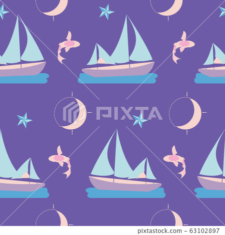 Lucky Symbols Collection Illustration Seamless Pattern Background 03 63102897